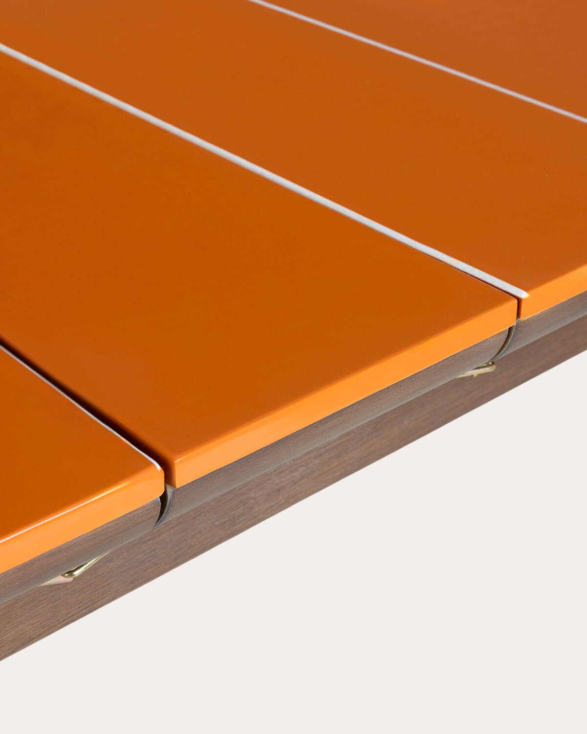 Mesa de Jantar Retangular Extensível em Cimento e Madeira de Acácia (225-330x100 cm) Ubel, imagem de galeria 4