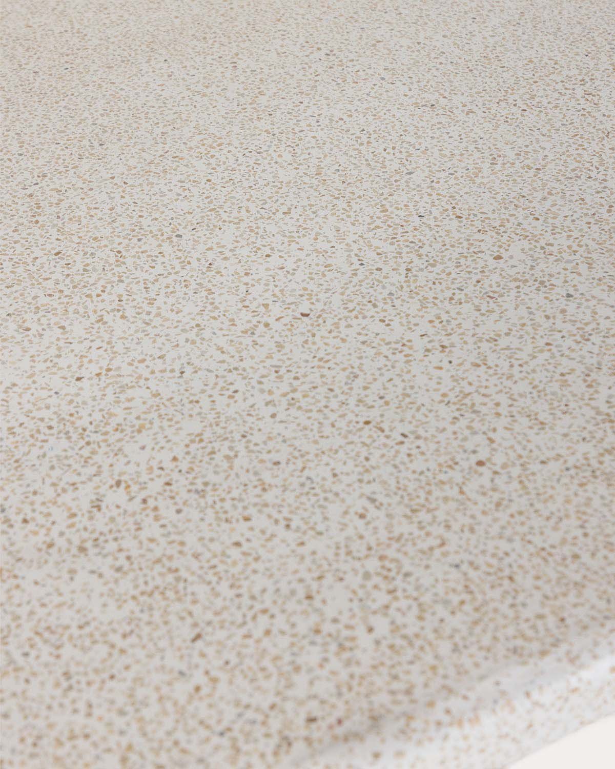 Mesa Oval para Exterior em Terrazzo e Madeira de Acácia (230x100 cm) Mirena, imagem de galeria 4