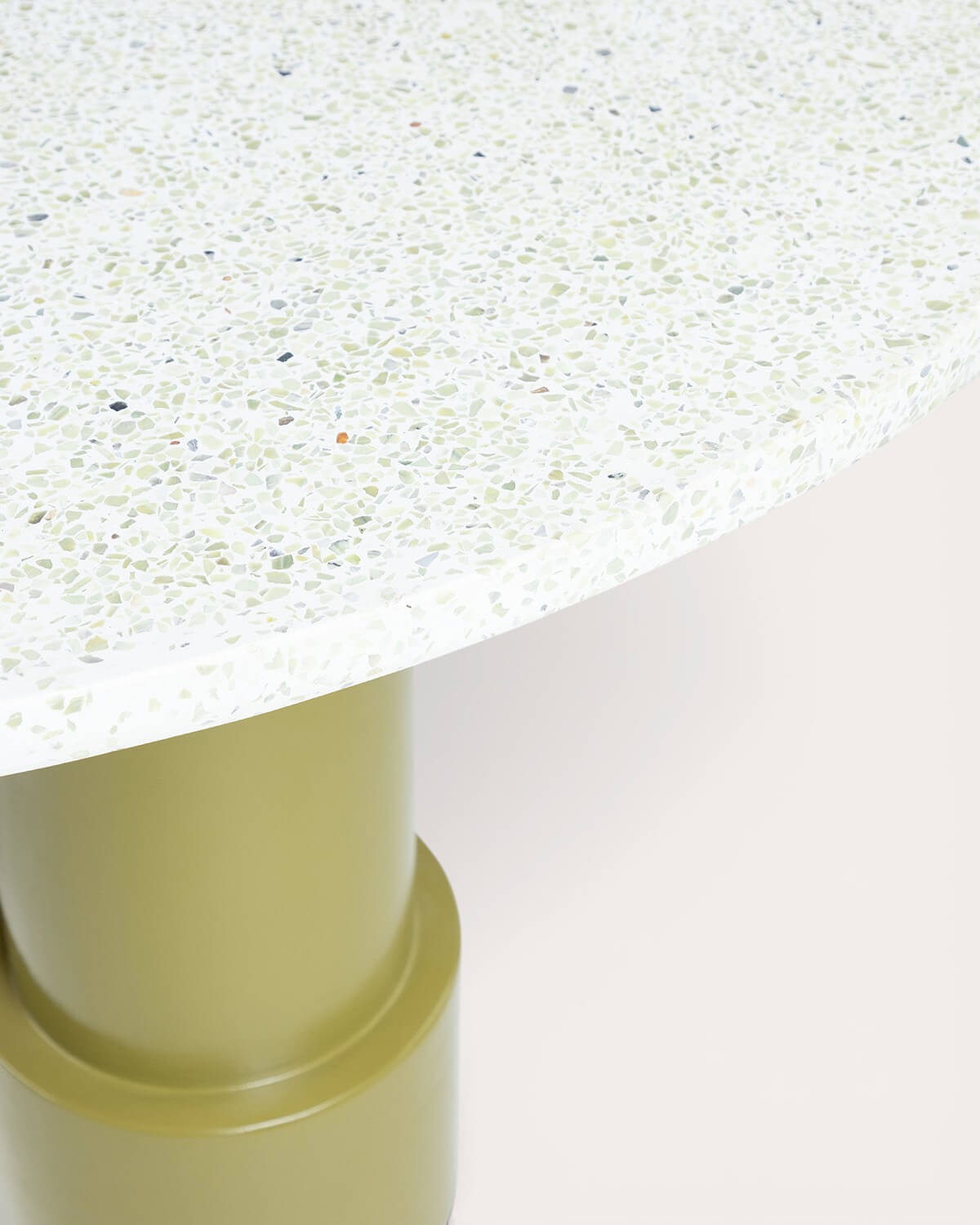 Mesa de Jantar Terrazzo e Madeira de Manga (Ø140 cm) Atenas, imagem de galeria 4