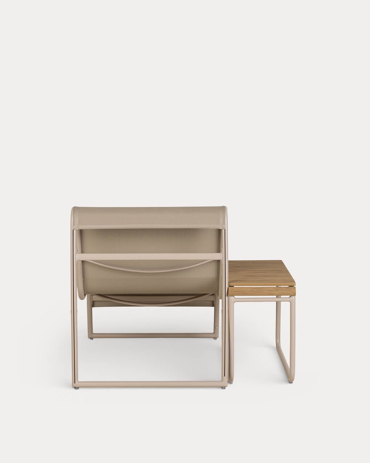 Conjunto de Poltronas de Jardim com Mesa Lateral de Alumínio Dreisi, imagem de galeria 3