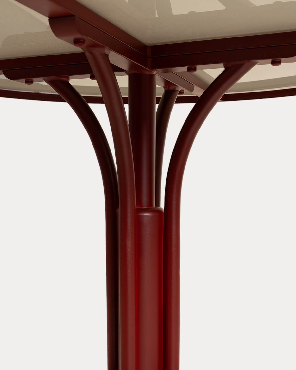 Mesa Redonda para Exterior em Metal e Vidro Temperado (Ø120 cm) Llibet, imagem de galeria 5