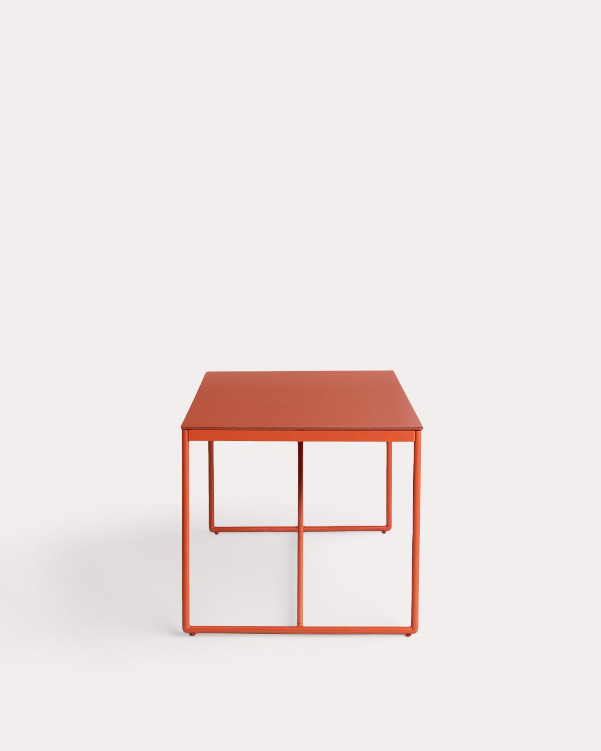 Mesa Retangular para Exterior em Metal e Vidro (185x85 cm) Bowye, imagem de galeria 2