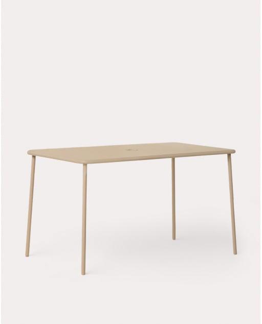 Mesa de Exterior Retangular de Metal (130x78 cm) Mijail
