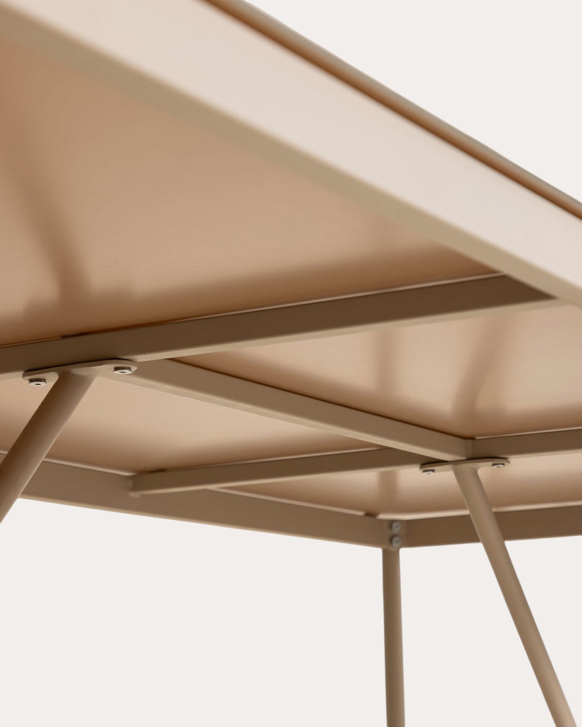 Mesa Retangular para Exterior em Metal e Vidro (185x85 cm) Bowye, imagem de galeria 7
