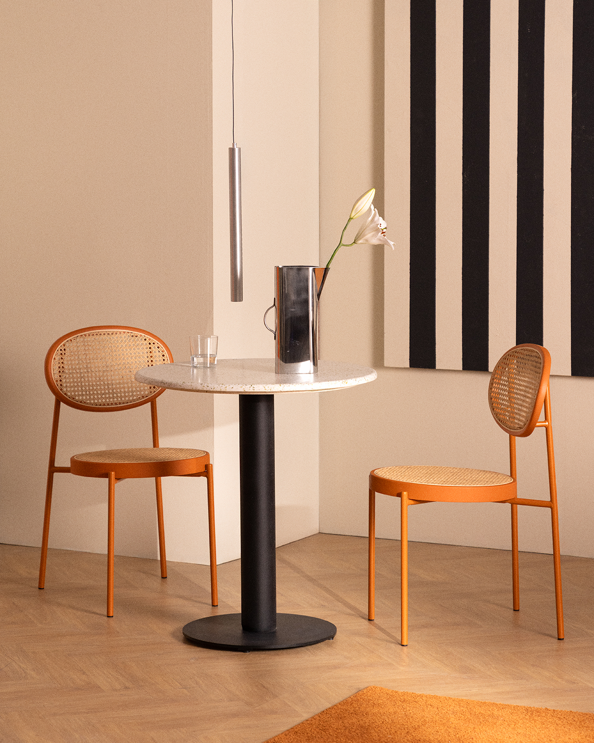 Mesa de Jantar Redonda Terrazzo (Ø70 cm) Habana, imagem de galeria 2