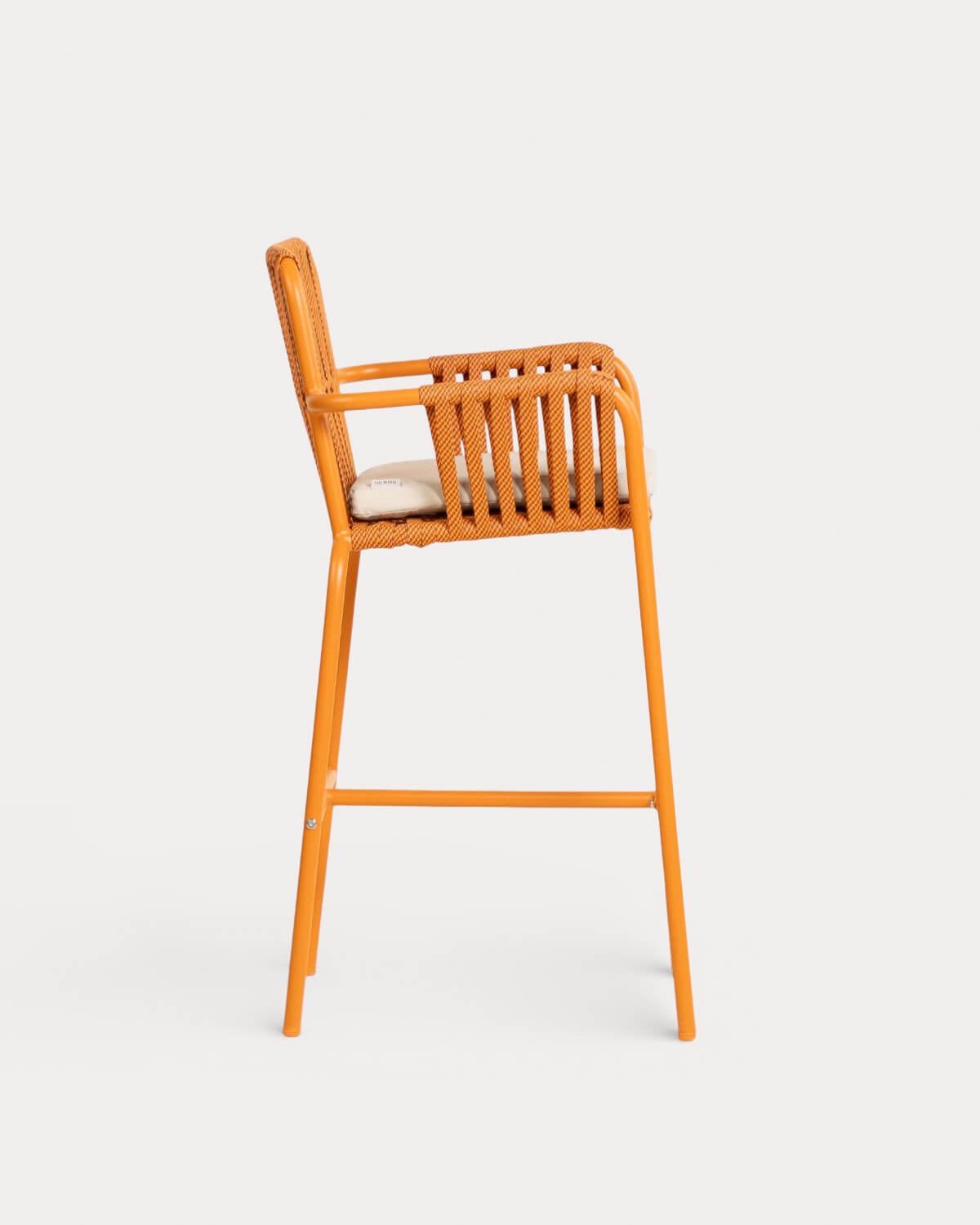 Pack 4 Banquetas Altas em Alumínio e Corda (75 cm) Drian, imagem de galeria 2