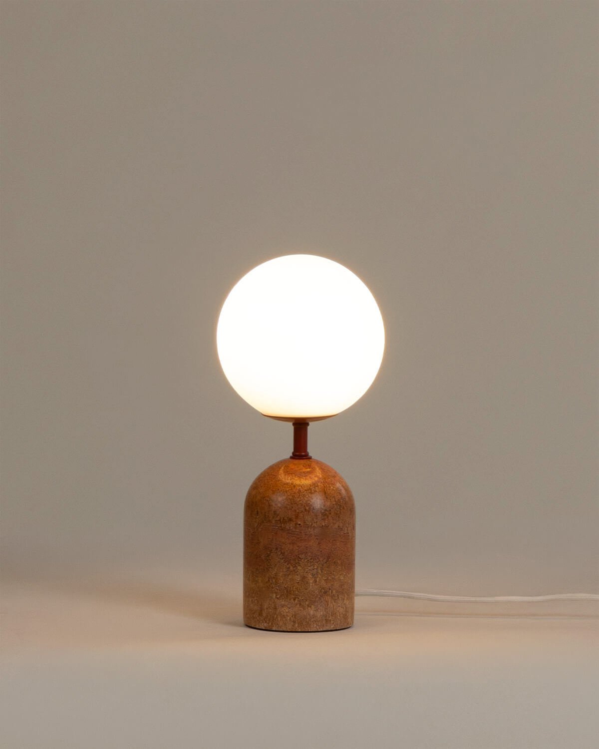 Abajur de Mesa Fauzzi Traventino em Mármore, imagem de galeria 4