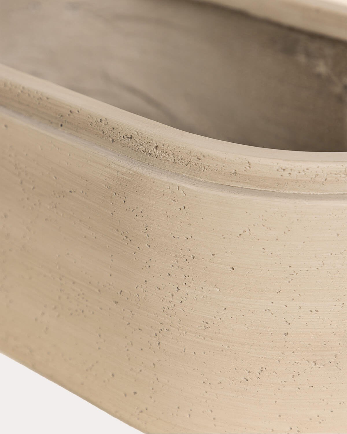 Vaso Oval de Cimento (45x23 cm) Bieito, imagem de galeria 5