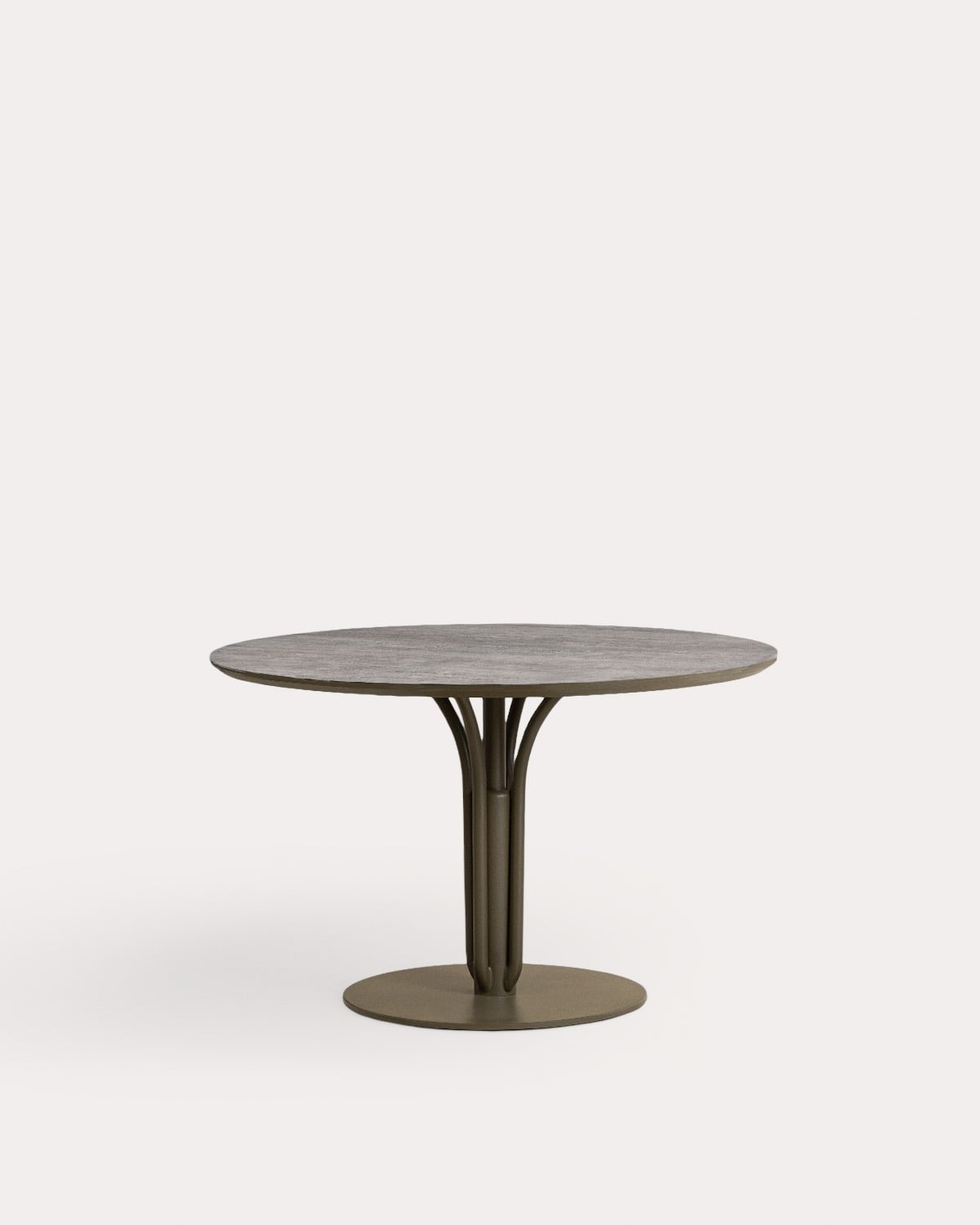 Conjunto de Mesa Redonda (Ø120 cm) e 4 Cadeiras de Exterior em Metal e Vidro Temperado Llibet, imagem de galeria 5