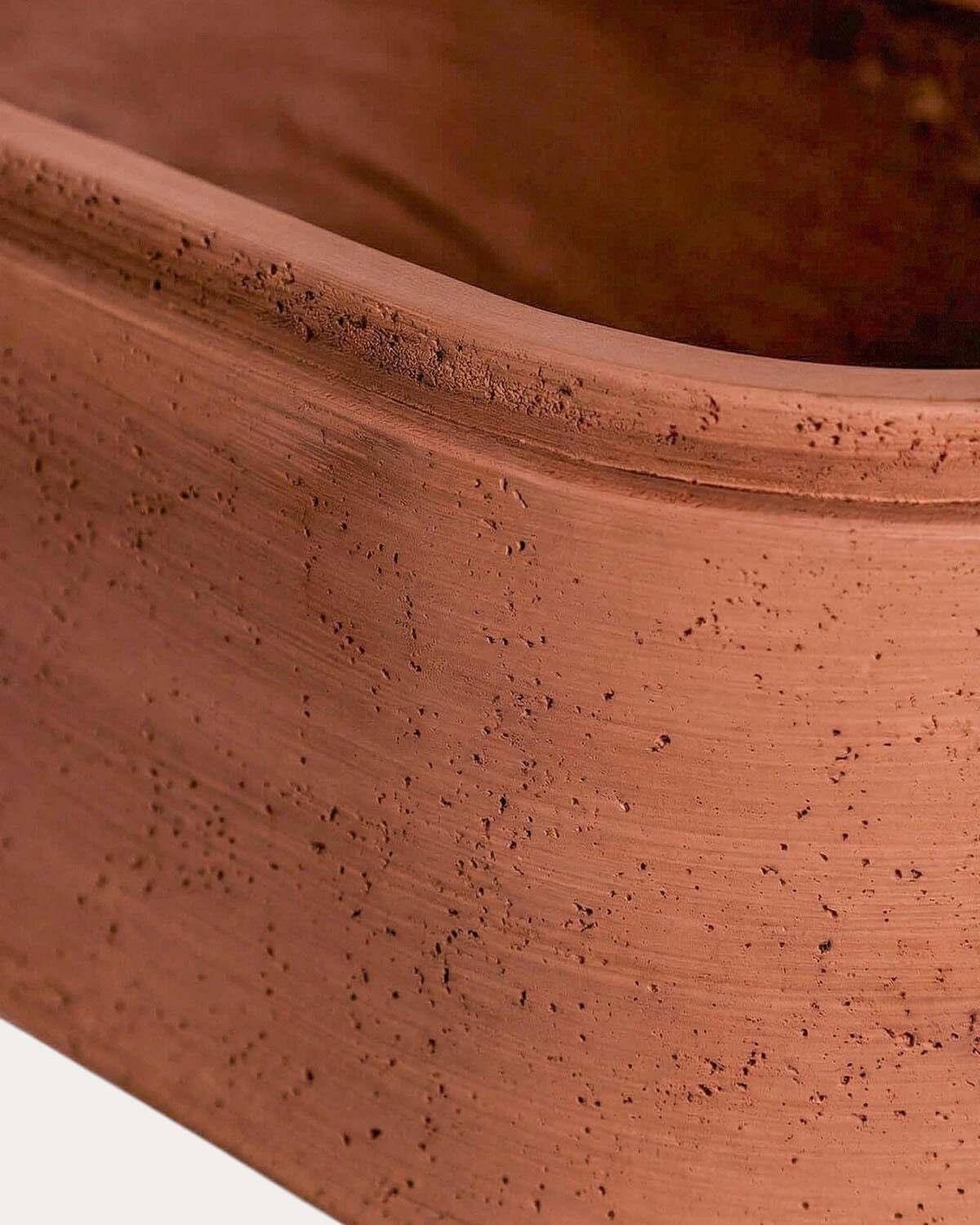 Vaso Oval de Cimento (45x23 cm) Bieito, imagem de galeria 3