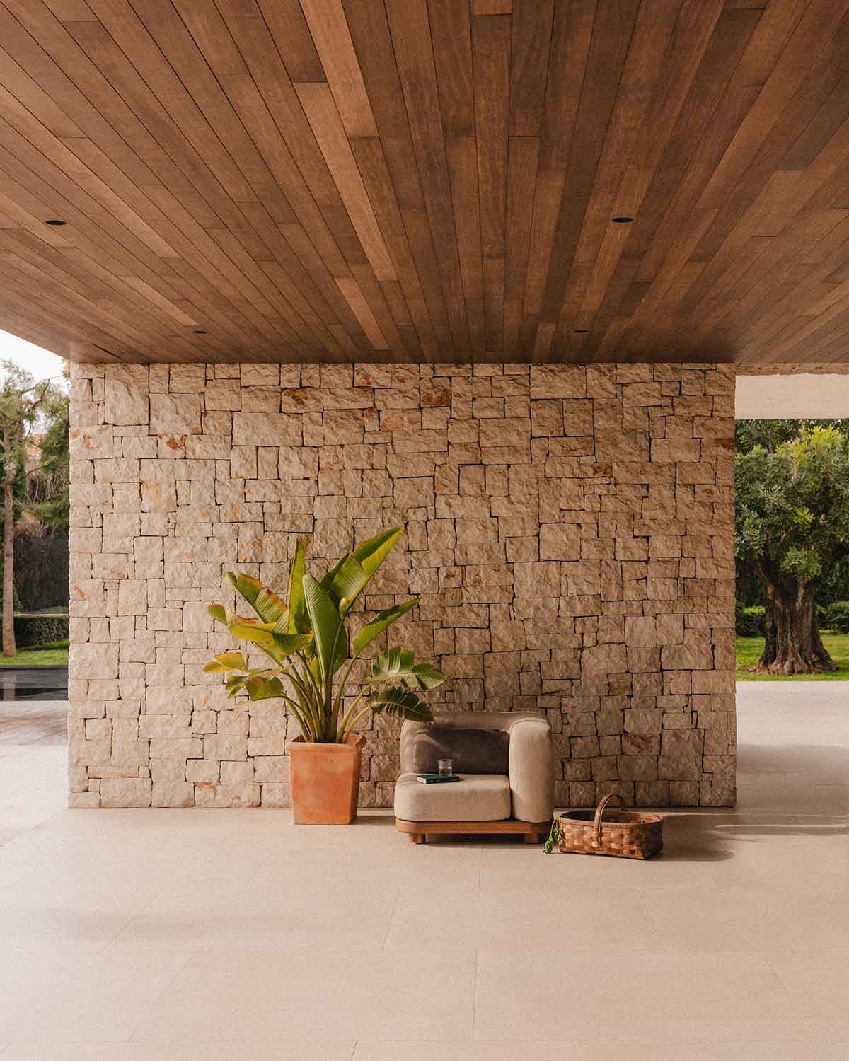 Módulo de Canto em Madeira de Acácia e Tecido para Sofá Modular Redik, imagem de galeria 2