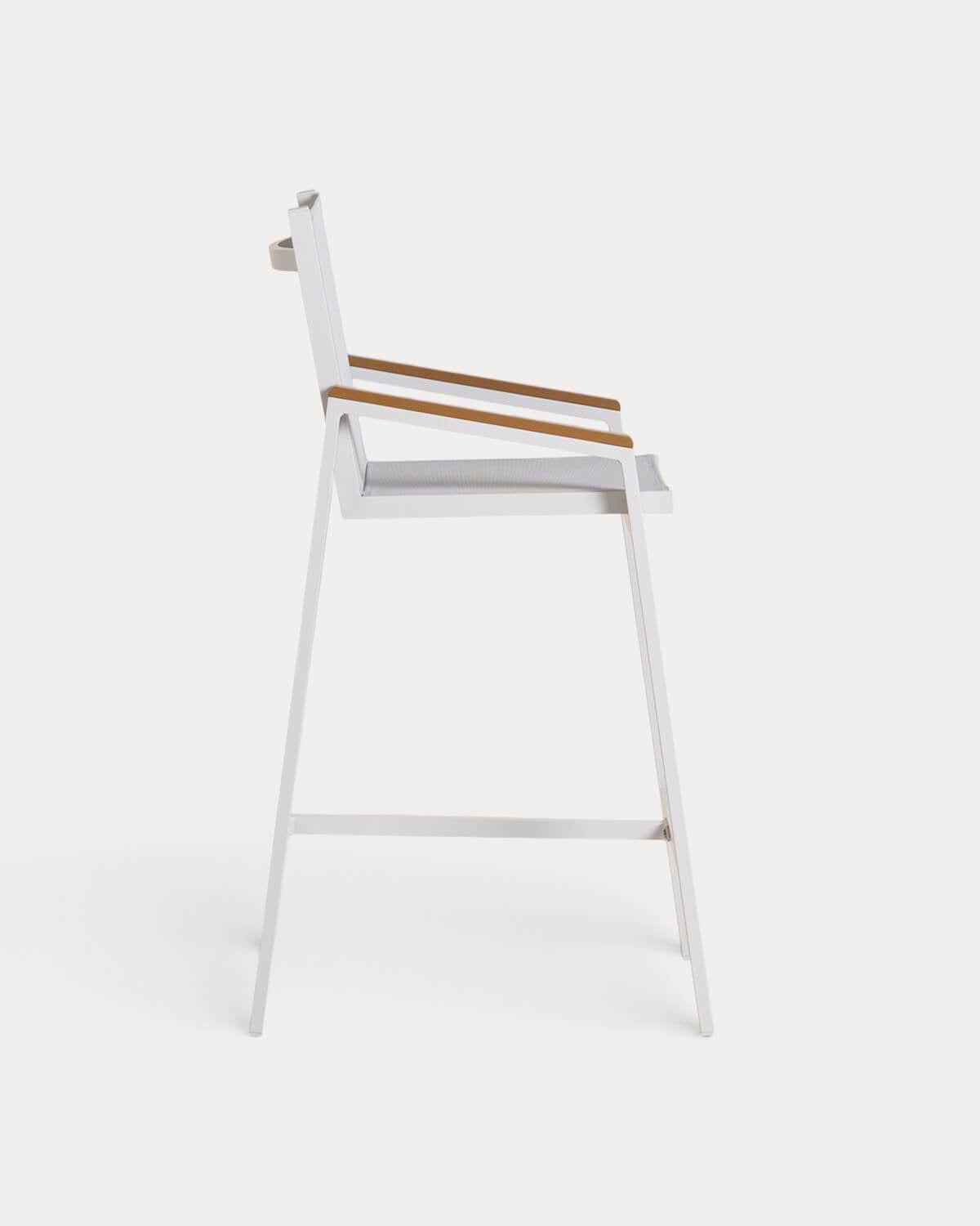 Pack de 4 Bancos Altos de Alumínio para Exterior (74,5 cm) Korce, imagem de galeria 2