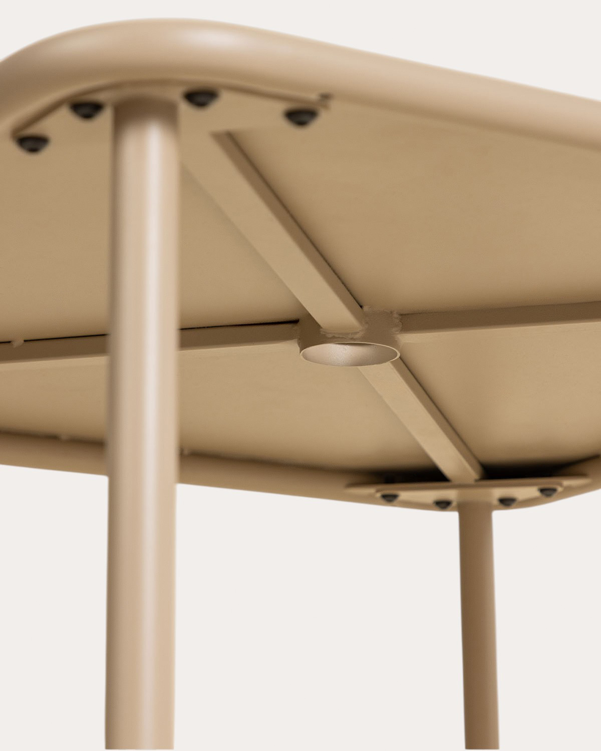 Set de Mesa Quadrada (80x80 cm) Mijail e 4 Cadeiras de Metal Vinke para Uso Externo, imagem de galeria 7