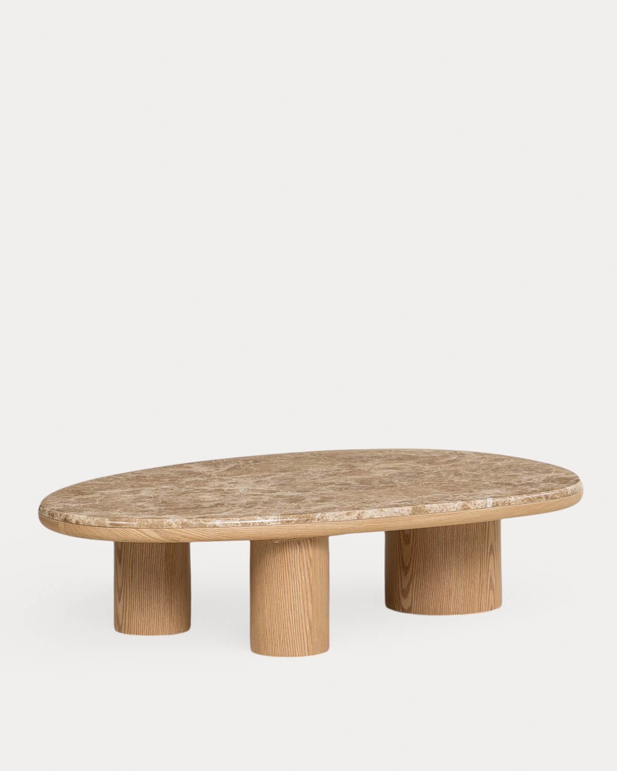 Mesa de Centro em Mármore e Madeira (120x80 cm) Thomy, imagem de galeria 1