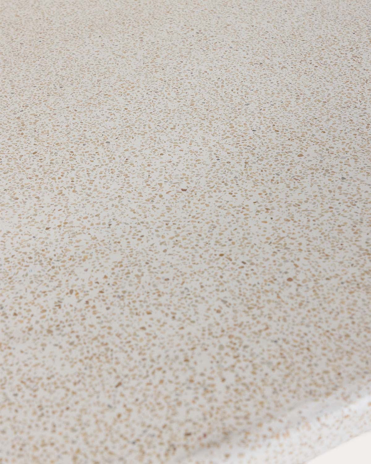 Conjunto de Mesa Oval em Terrazzo (230x100 cm) Mirena e 6 Cadeiras de Braço em Madeira de Acácia Tanon para Uso Externo, imagem de galeria 4