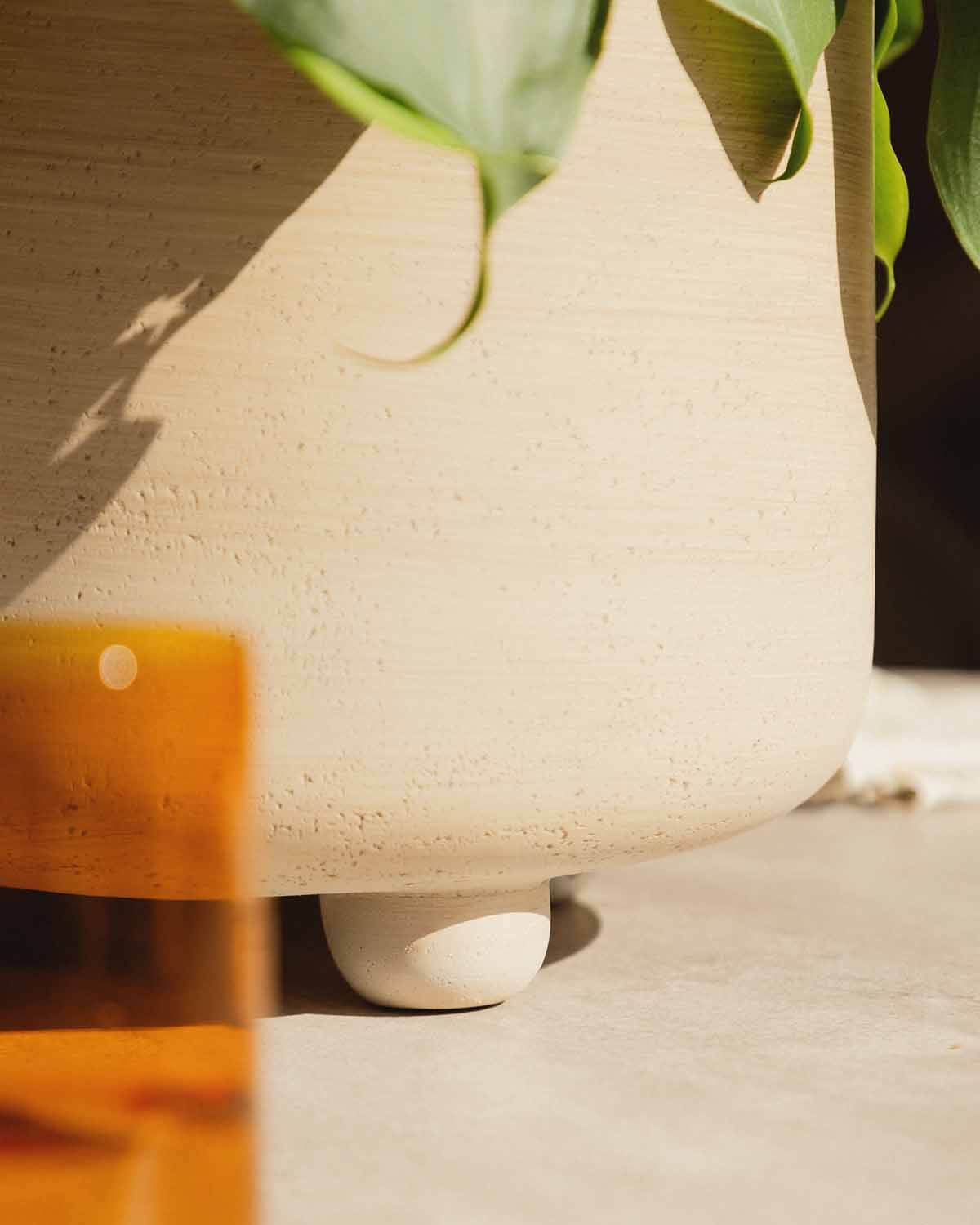 Vaso Redondo de Cimento Petunia, imagem de galeria 3