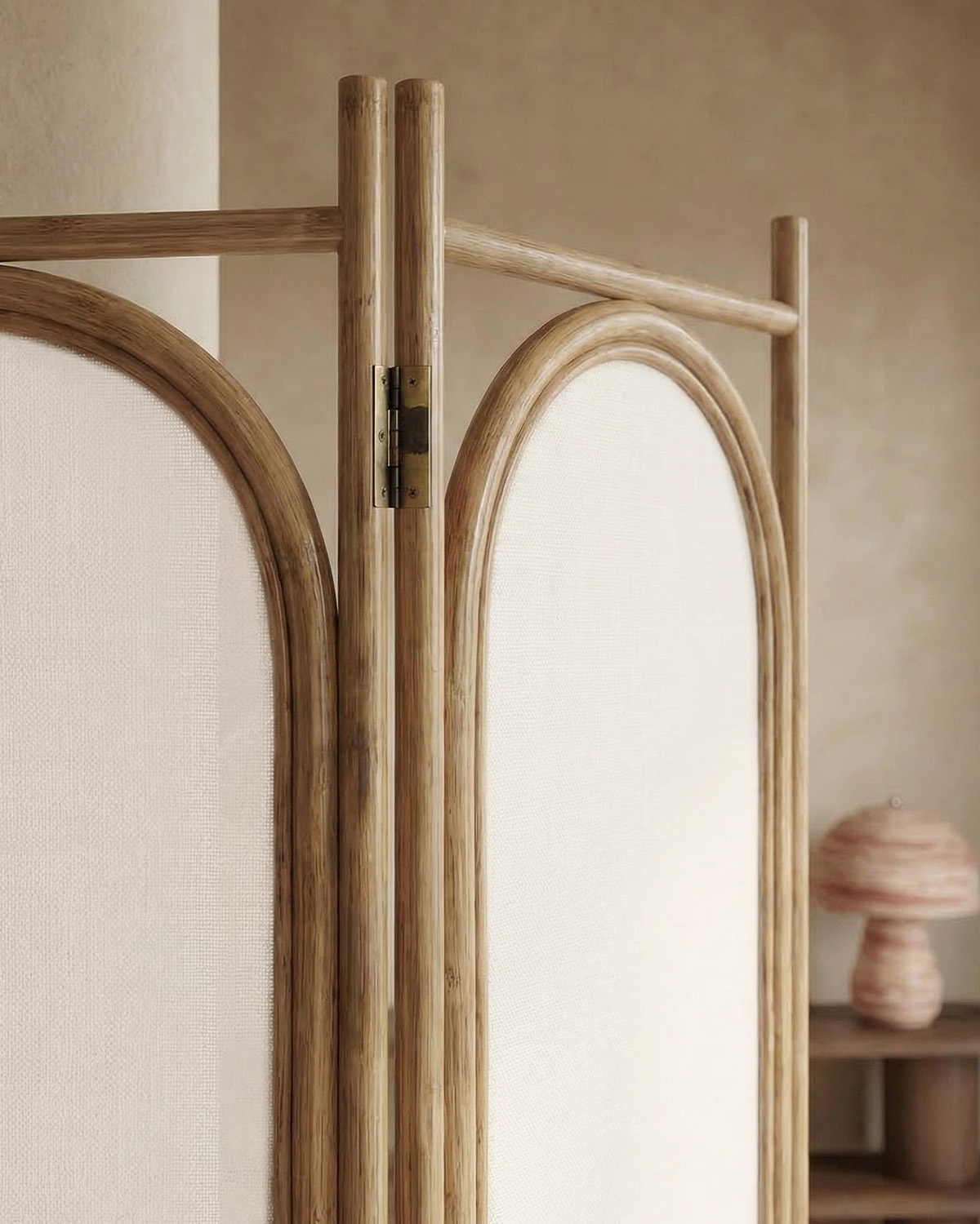 Biombo de Ratán Natural Narella, imagem de galeria 3