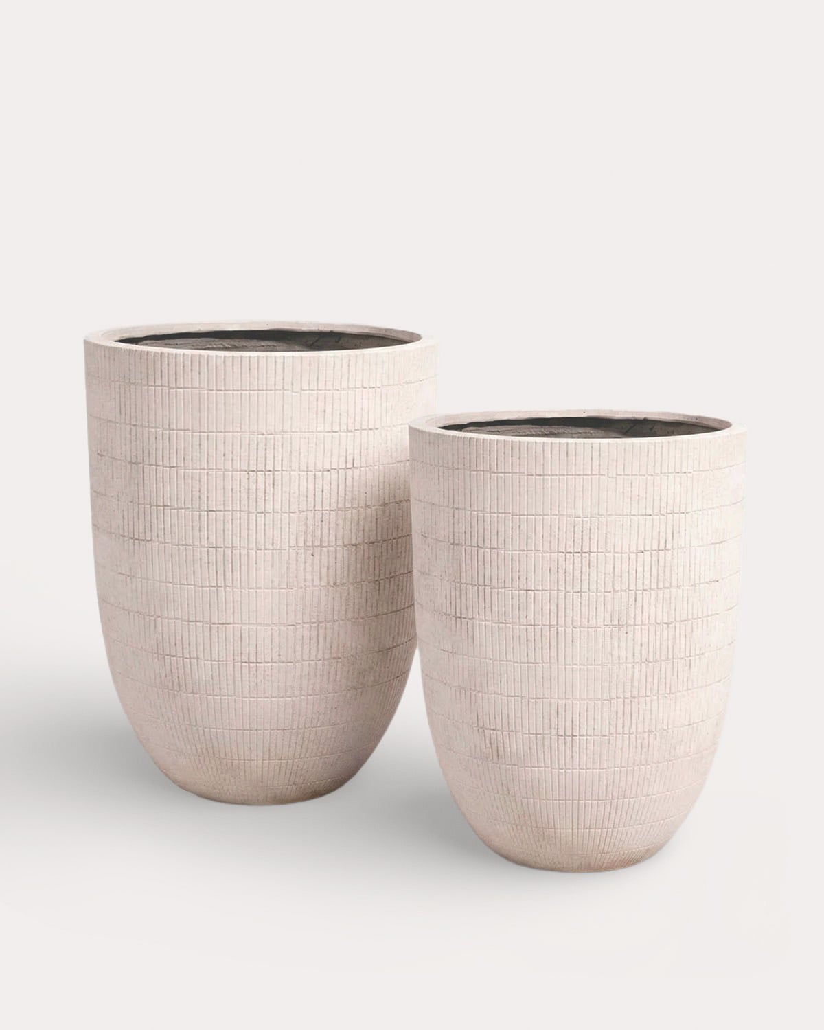Conjunto de 2 Vasos Altos de Cimento Potos, imagem de galeria 1