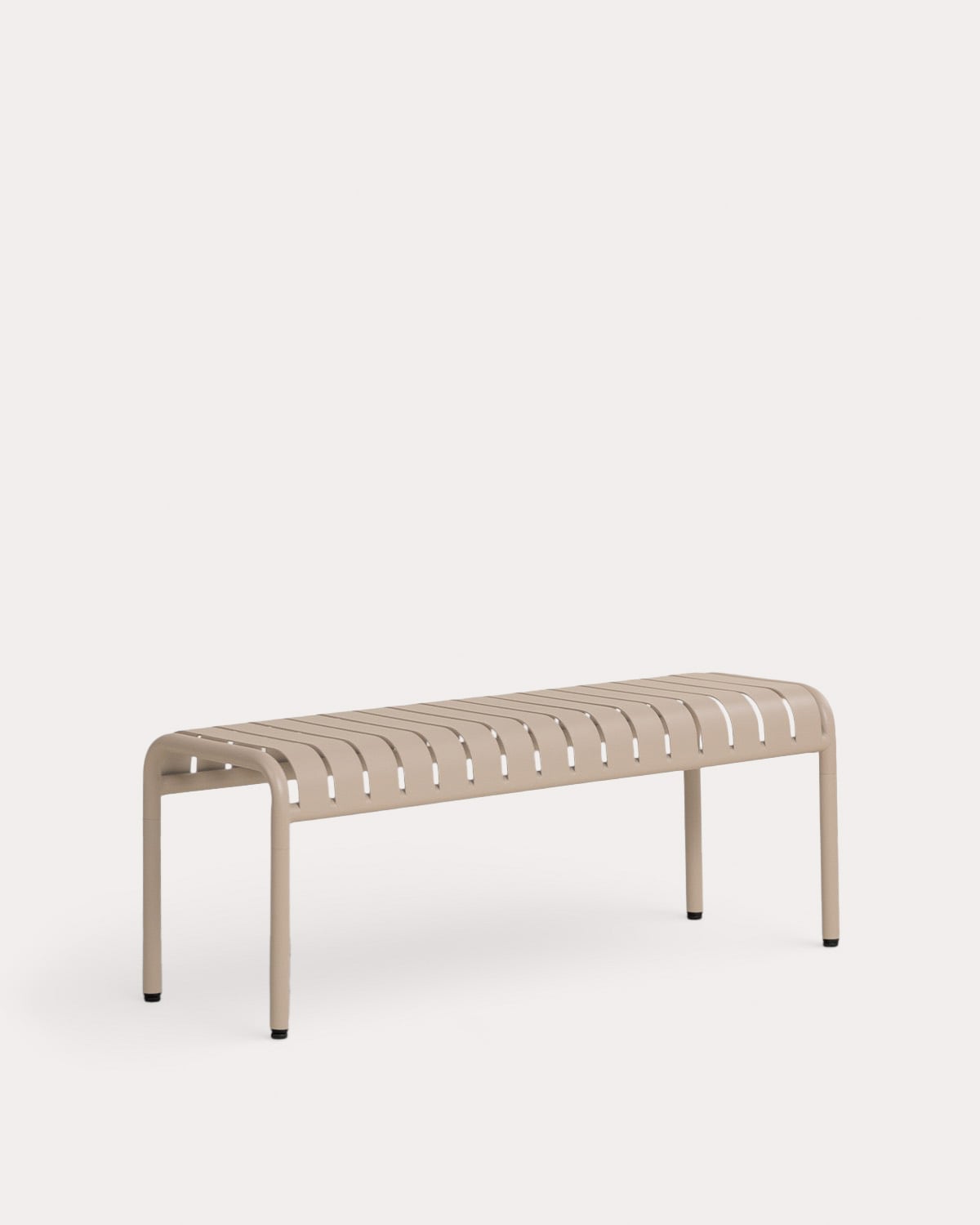 Conjunto de Mesa Retangular para Exterior (130x80 cm) e 2 Bancos de Metal Tavo, imagem de galeria 2