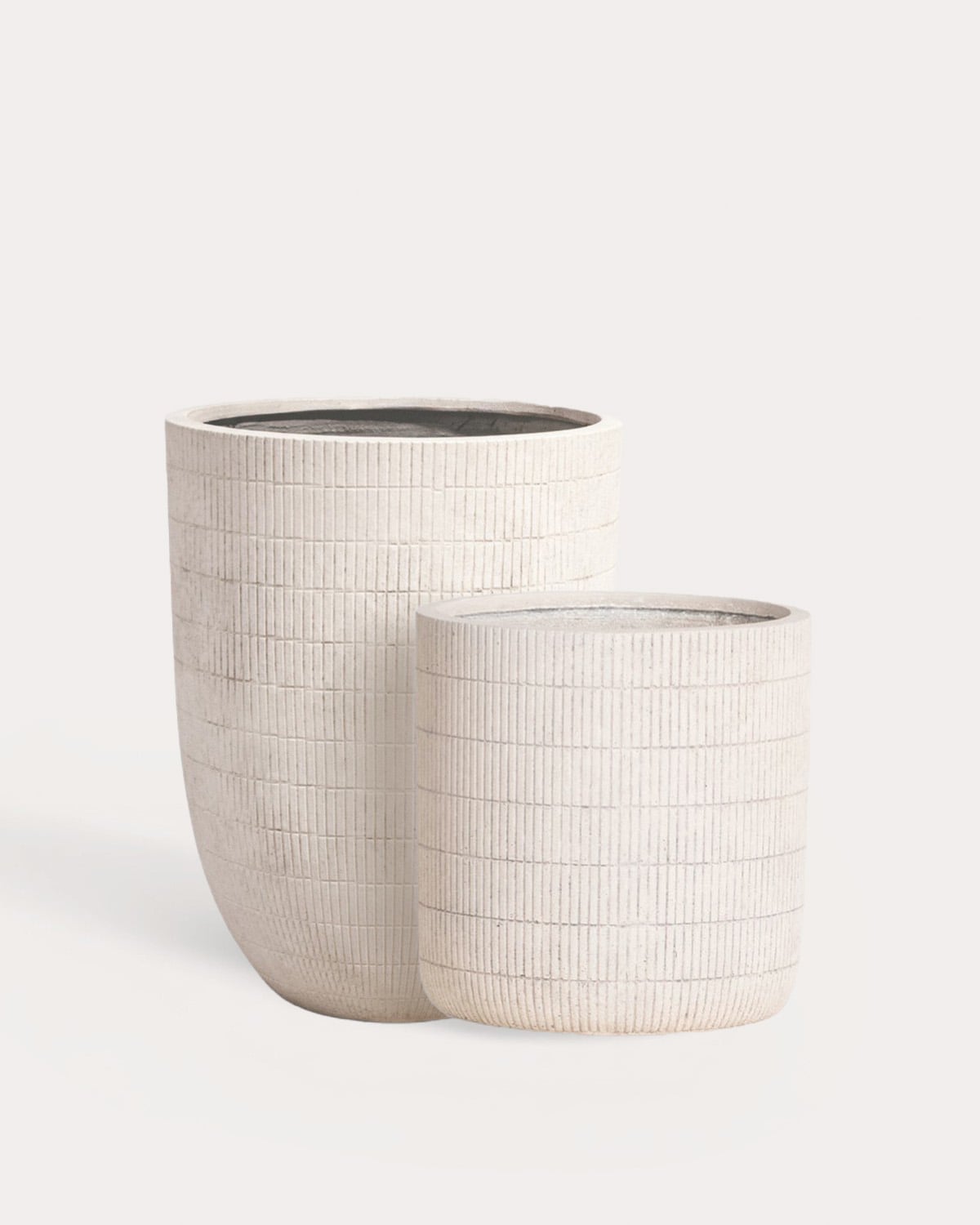 Conjunto de 2 Vasos de Cimento Potos, imagem de galeria 1