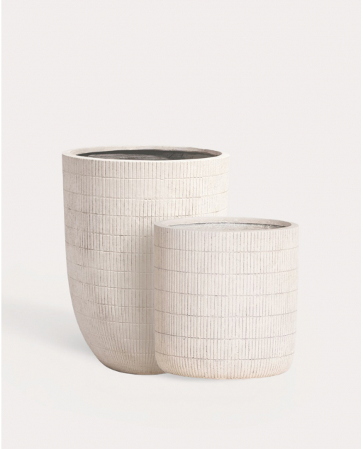 Conjunto de 2 Vasos de Cimento Potos