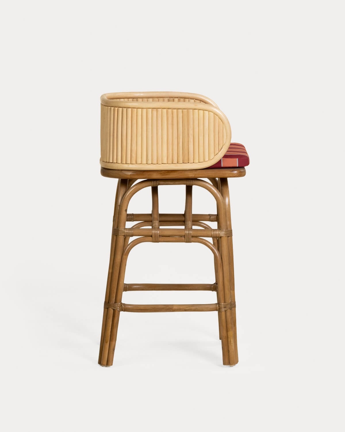 Pack de 2 Banquetas Altas de Rattan Natural (75 cm) Dozza				, imagem de galeria 2