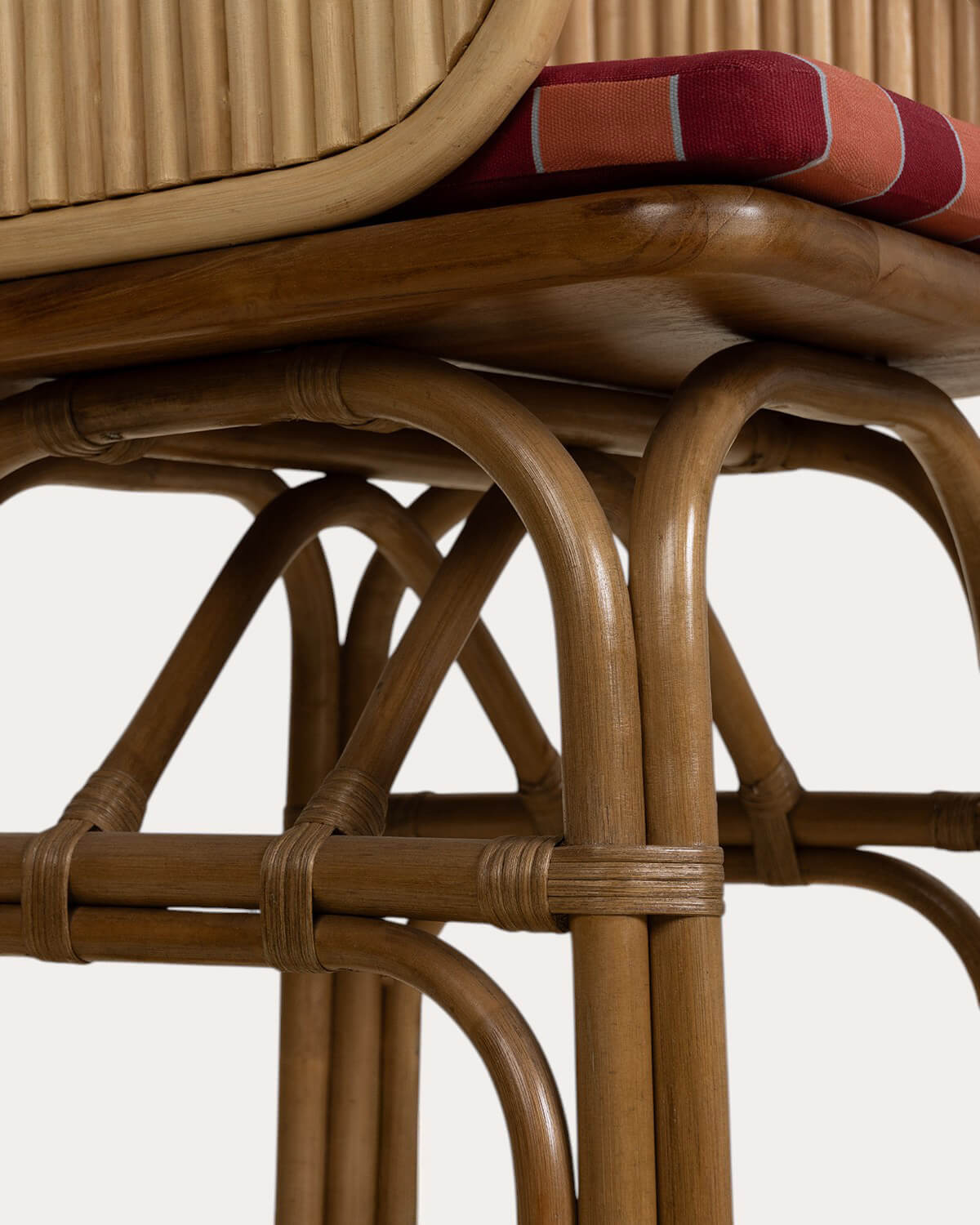 Banqueta Alta de Exterior em Rattan Natural (75 cm) Dozza, imagem de galeria 5