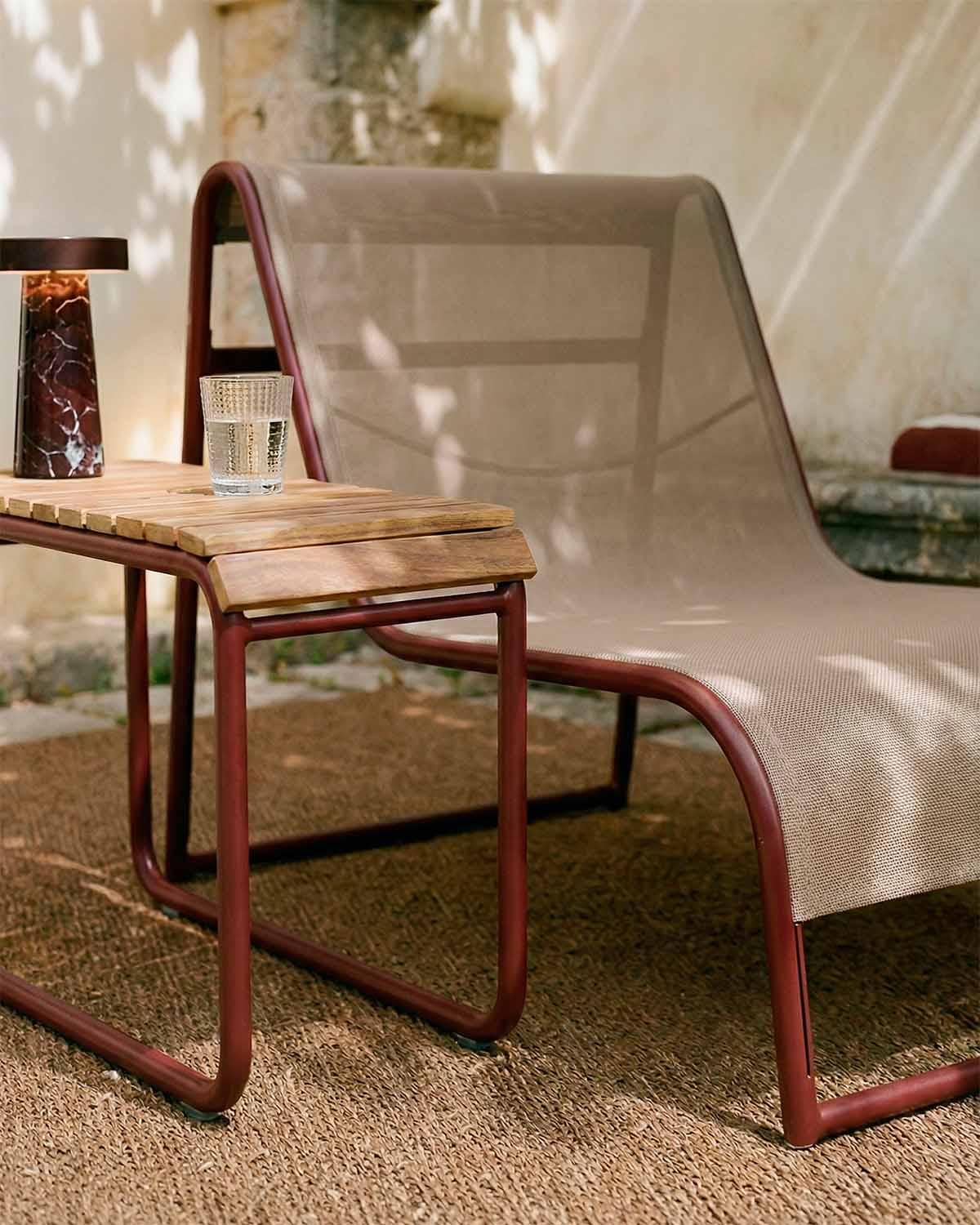 Conjunto de Poltronas de Jardim com Mesa Lateral de Alumínio Dreisi, imagem de galeria 3