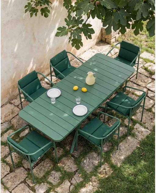 Mesa Retangular Extensível de Alumínio para Exterior (180-240x90 cm) Kelsey
