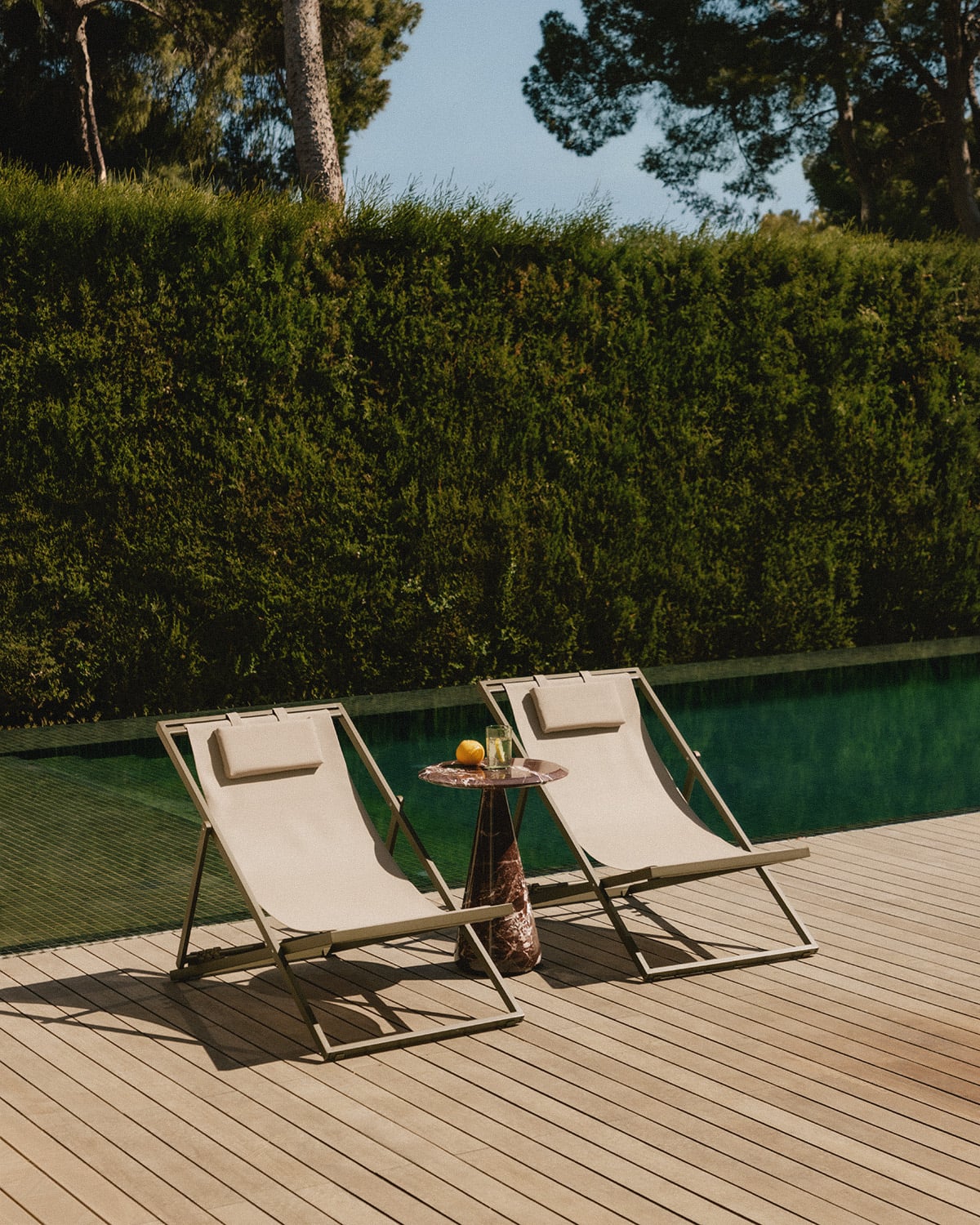 Pack 2 Cadeiras Reclináveis em Alumínio com Almofada Rilas, imagem de galeria 2