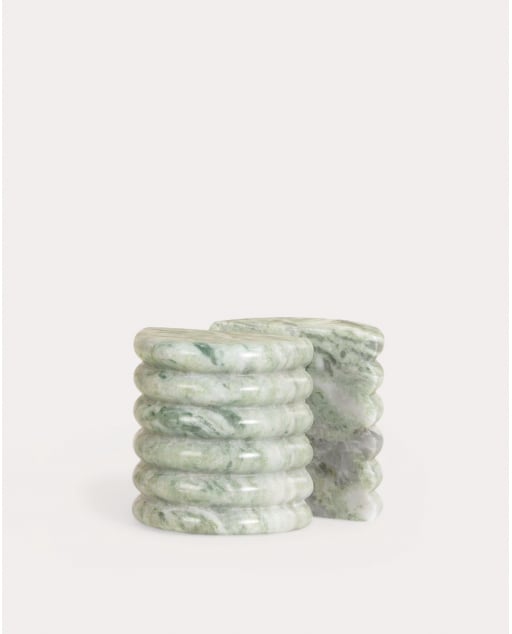 Conjunto de 2 Suportes para Livros de Mármore Aneik