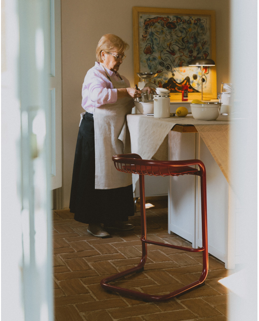 Banqueta Alta de Metal Biaritz