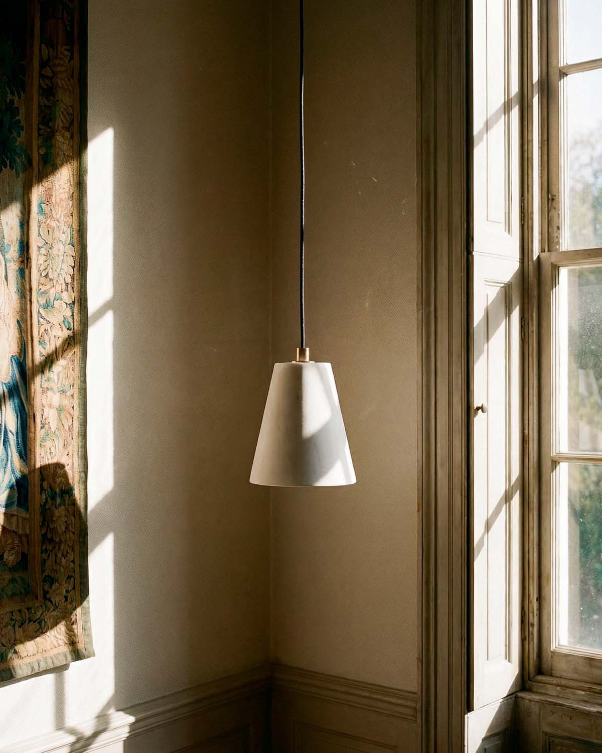 Candeeiro de Teto em Mármore Metálico Valenes, imagem de galeria 2