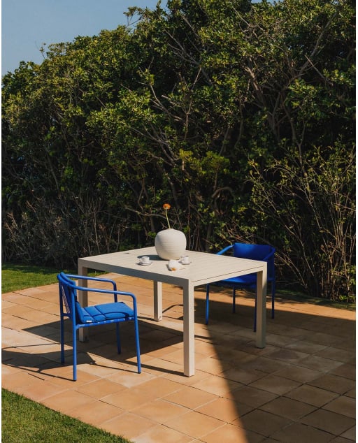 Mesa Retangular Extensível para Exterior em Alumínio (135-265x100 cm) Seila