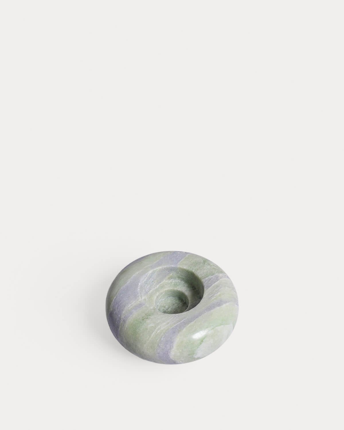 Portavela Redondo de Mármore (Ø9 cm) Menera, imagem de galeria 1