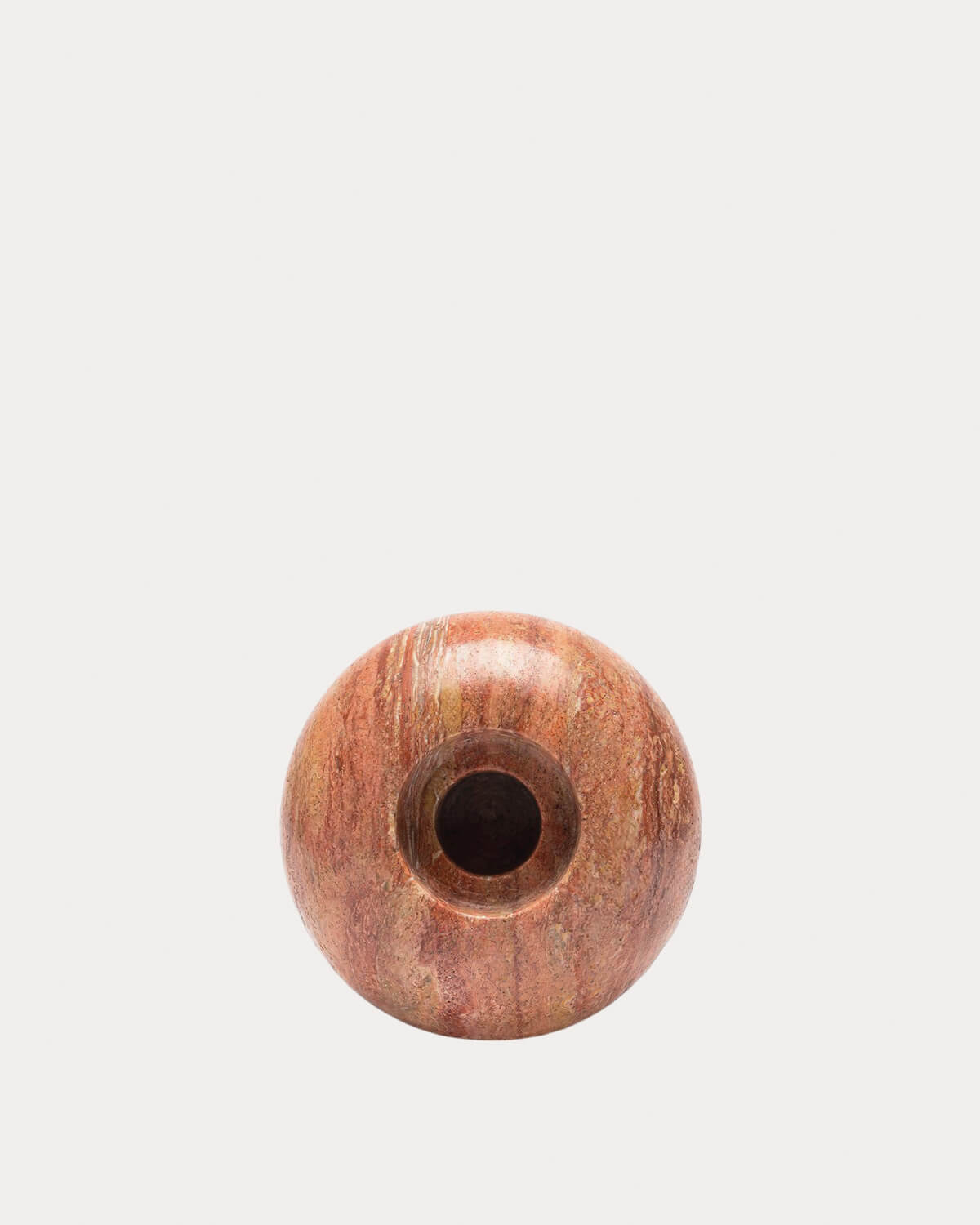 Porta-vela redondo Ø9 cm em mármore Menera, imagem de galeria 4