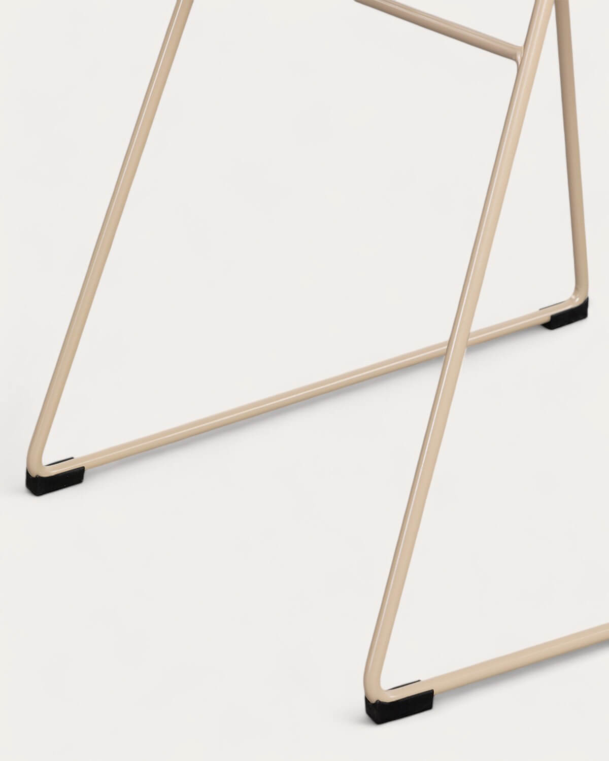 Pack 4 cadeiras de sala de jantar em metal com encosto baixo Aras, imagem de galeria 5