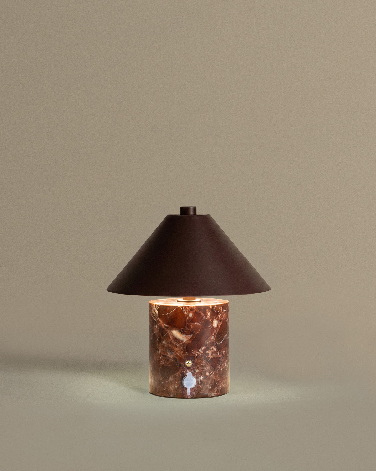 Luminária de Mesa LED sem Fio em Mármore e Metal Obely, imagem de galeria 5