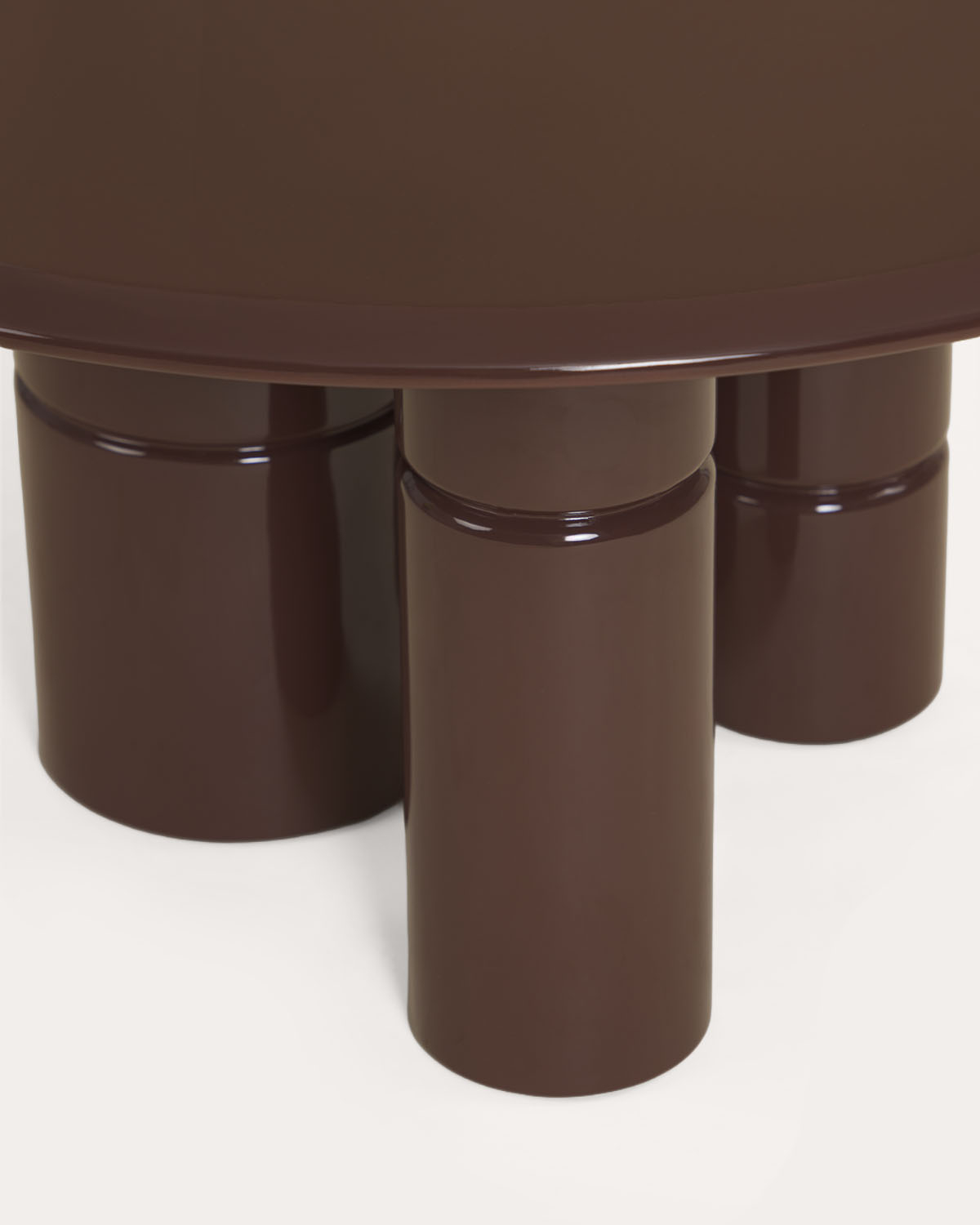 Mesa de Centro Redonda de Madeira (Ø80 cm) Nonila, imagem de galeria 6