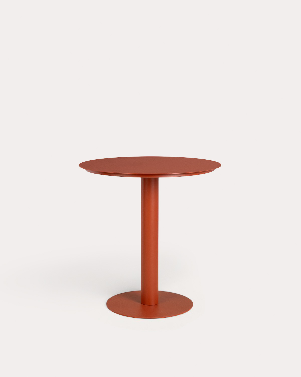 Mesa de exterior redonda Ø70 cm em metal Banon, imagem de galeria 1