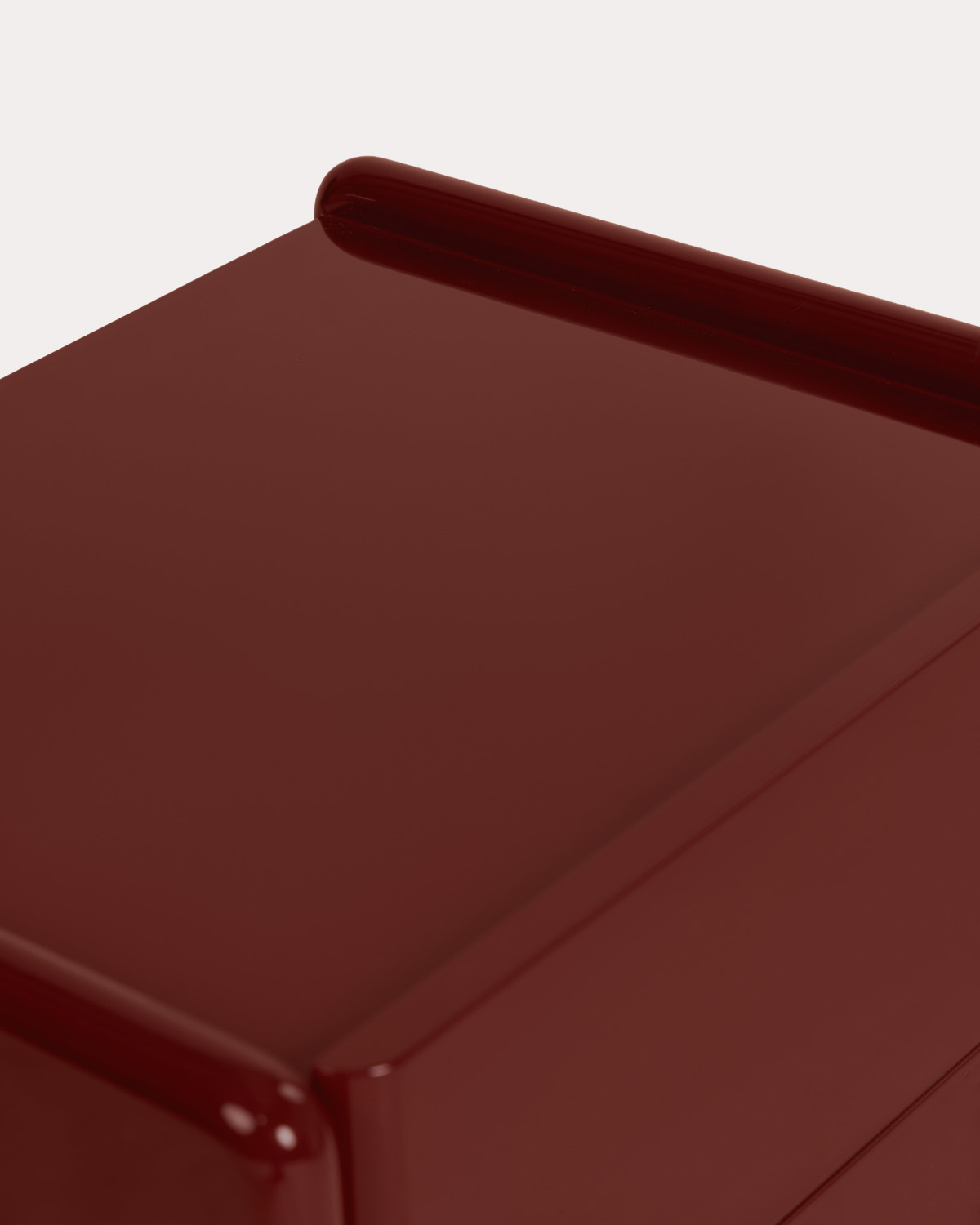 Mesa de cabeceira retangular 50x40 cm com 2 gavetas de madeira Alaudi, imagem de galeria 6