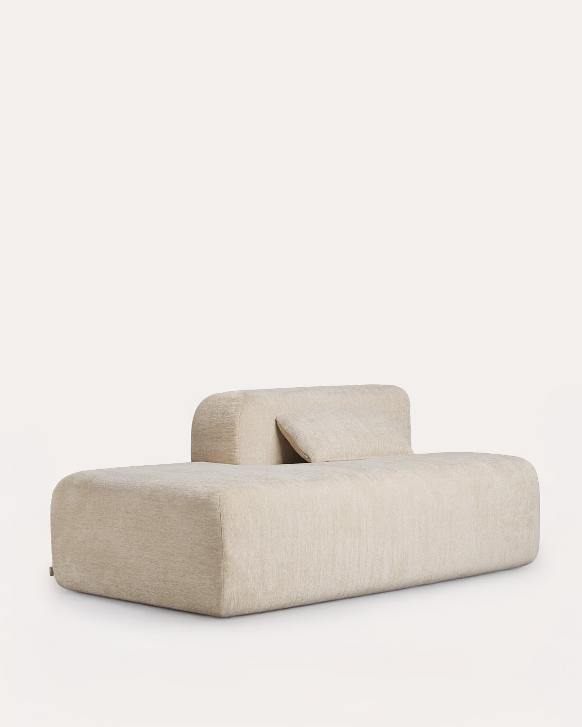 Sofá Chaise Longue Modular Embalado a Vácuo com Módulo Otomano em Tecido Rhys, imagem de galeria 2