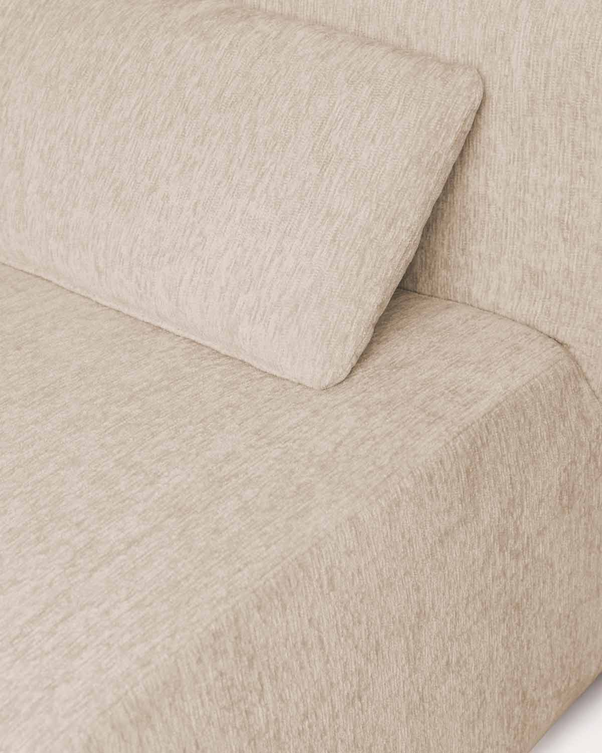 Sofá Modular de 4 Peças Embalado a Vácuo com Módulos de Canto, Módulo Central e Chaise Longue em Tecido Rhys, imagem de galeria 8