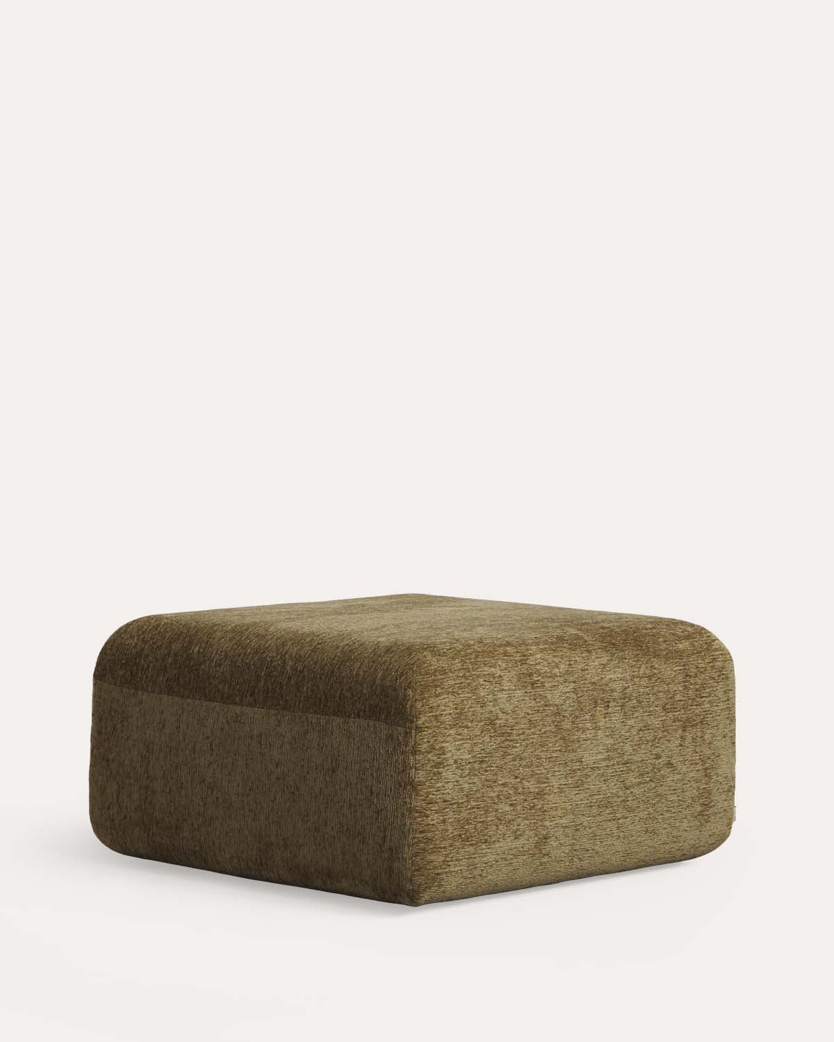 Poltrona modular embalada a vácuo com módulo puff em tecido Rhys, imagem de galeria 3