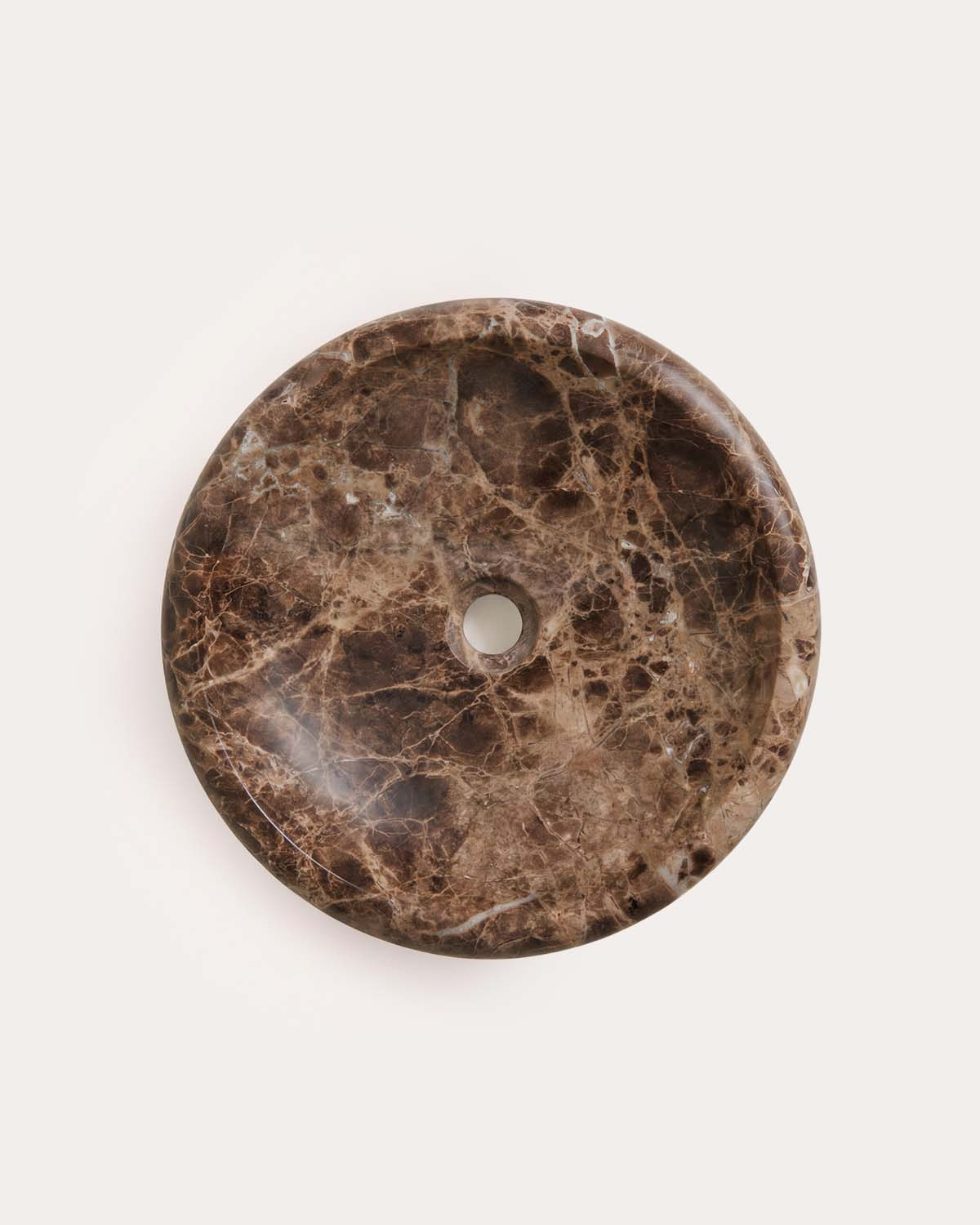 Lavatório redondo Ø42 cm em mármore Saskia, imagem de galeria 4