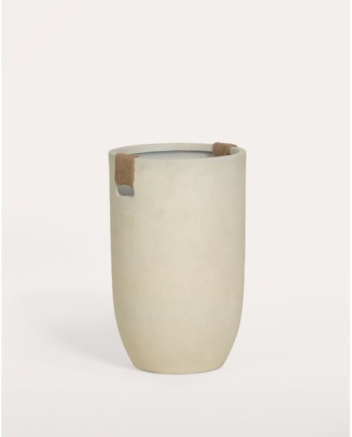 Vaso de Cimento Alto e Redondo Fitonia