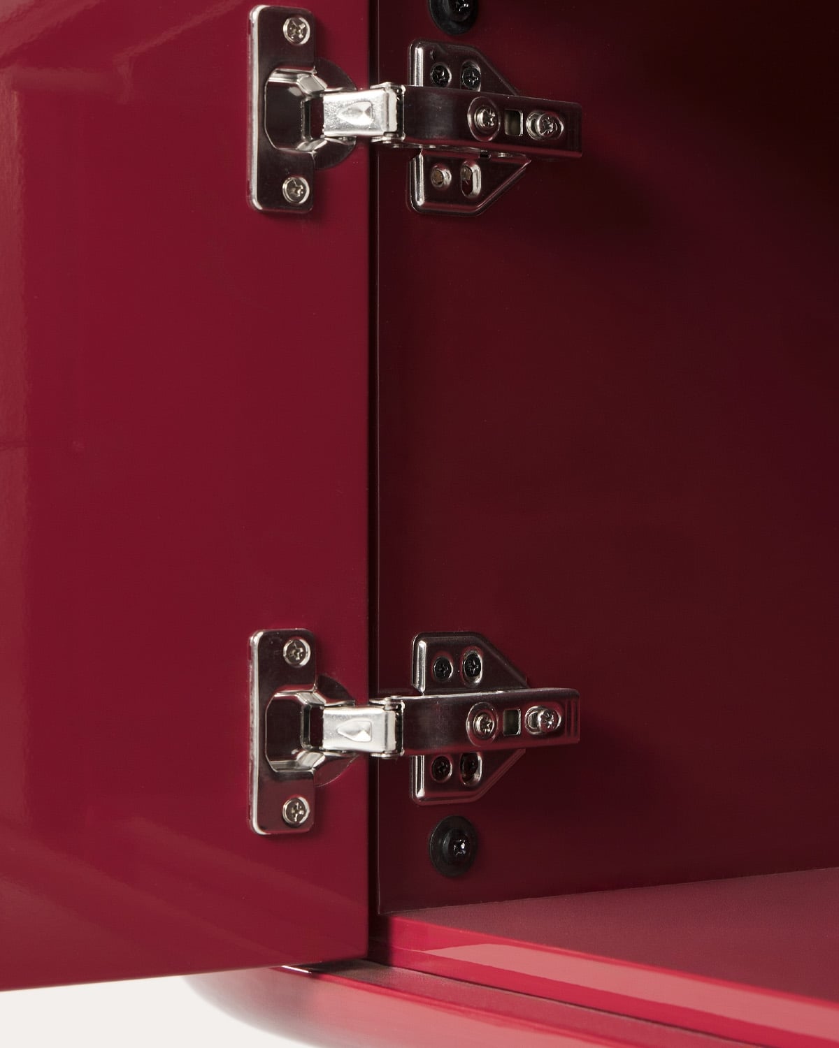 Suporte para TV com 2 portas e 2 gavetas 180x50 cm feito de madeira Oyku, imagem de galeria 9