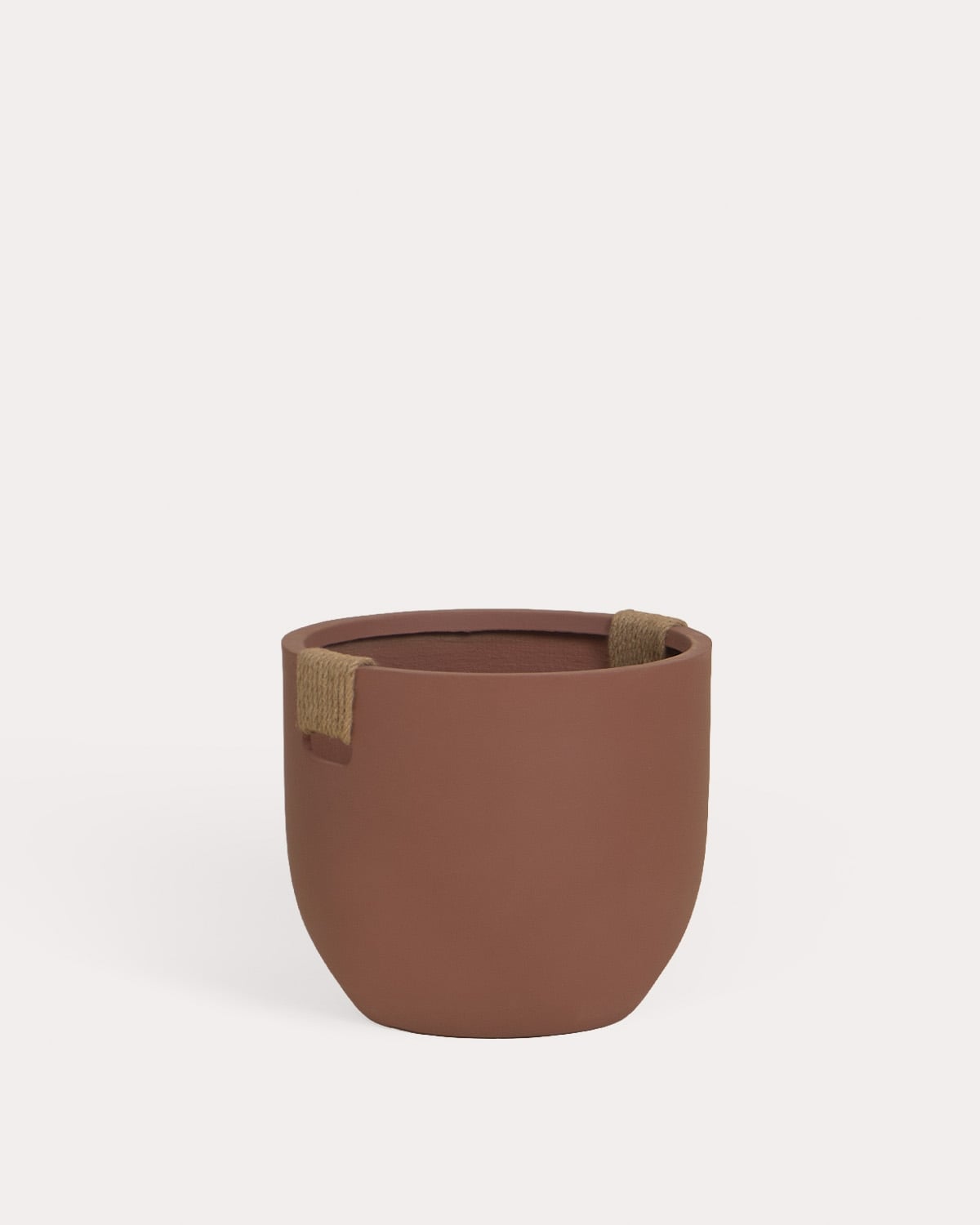 Conjunto de 2 vasos baixos em cimento Fitonia, imagem de galeria 2