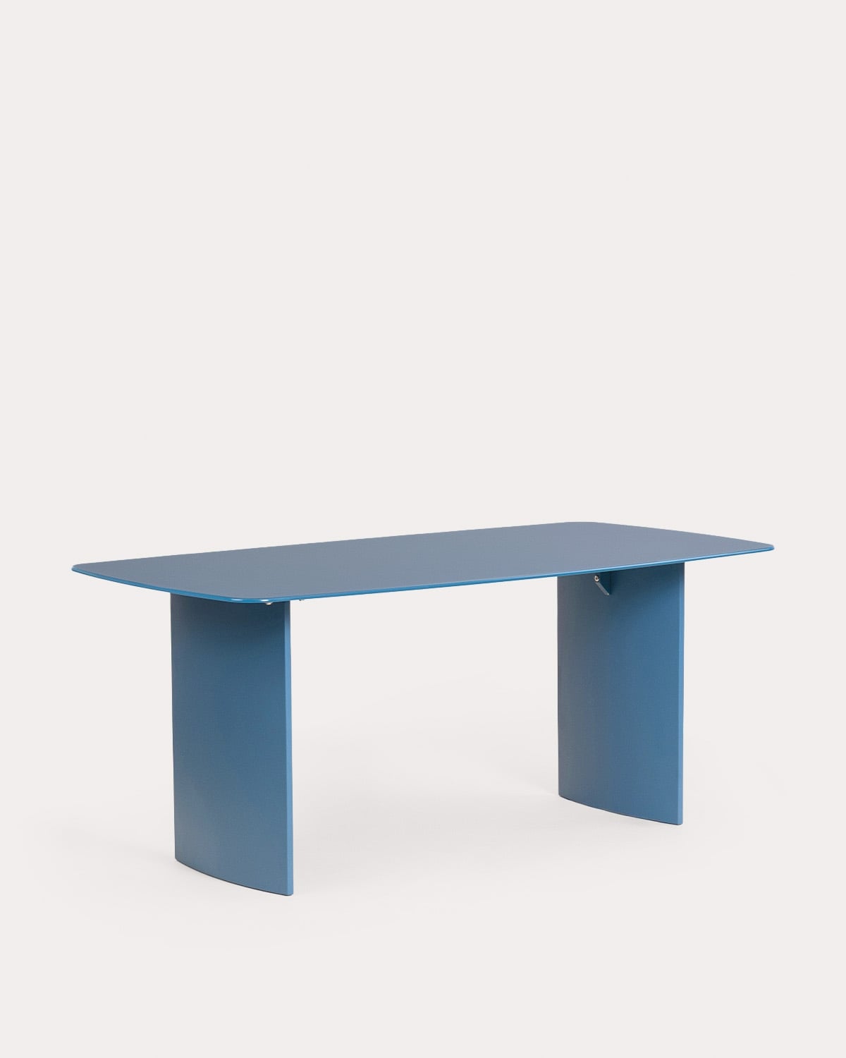 Mesa de jantar retangular 190x90 cm em vidro e madeira Aredea, imagem de galeria 1