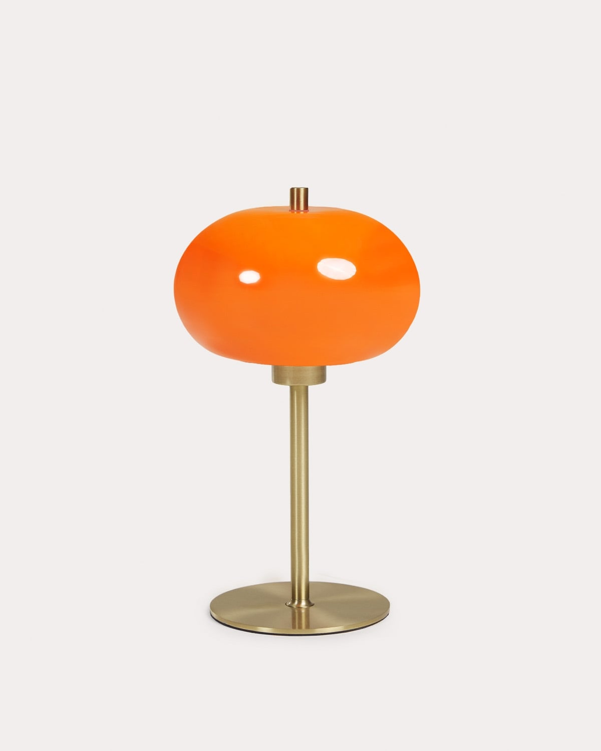 Luminária de mesa em metal e vidro Revhin, imagem de galeria 1